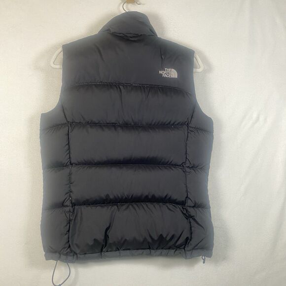 The North Face Nuptse 700 Down Vest Women’s Medium Black Puffer F09 - Picture 2 of 16